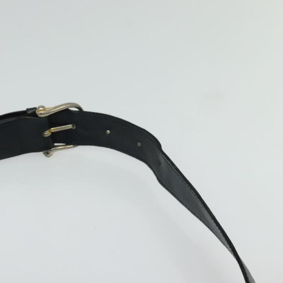 CELINE Shoulder Bag Leather Navy Gold - Picture 8 of 13